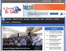 Tablet Screenshot of lejournaldetanger.com